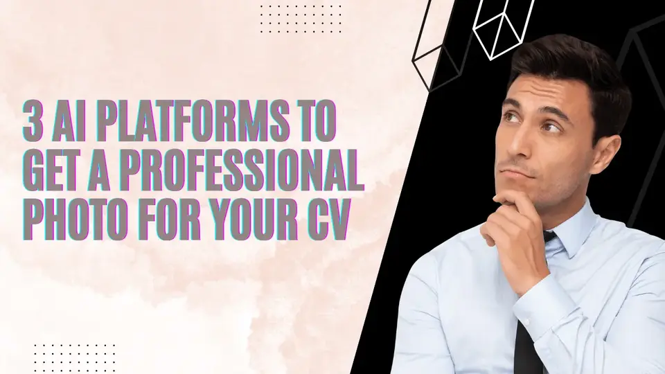 3 piattaforme AI per ottenere una foto professionale per il tuo CV