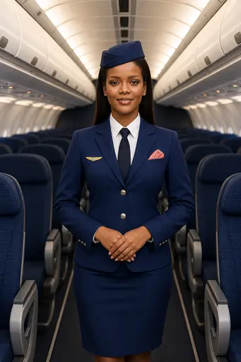 Flight attendant example 2