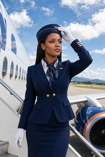 Flight attendant example 4