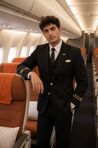 Flight attendant example 1