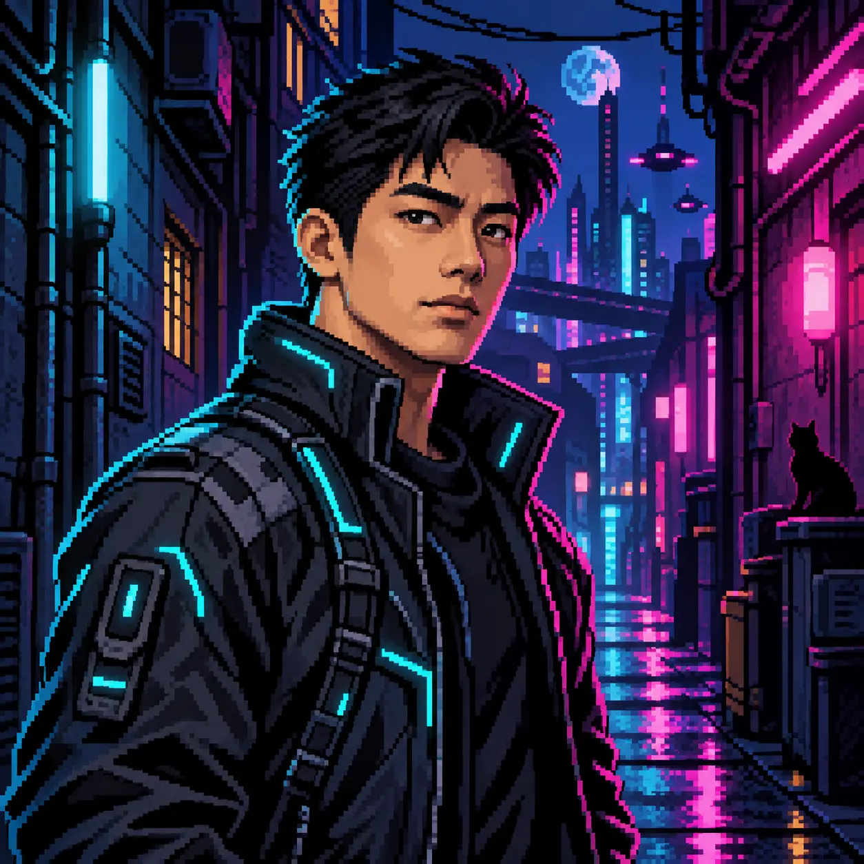 Pixel art generator example 3