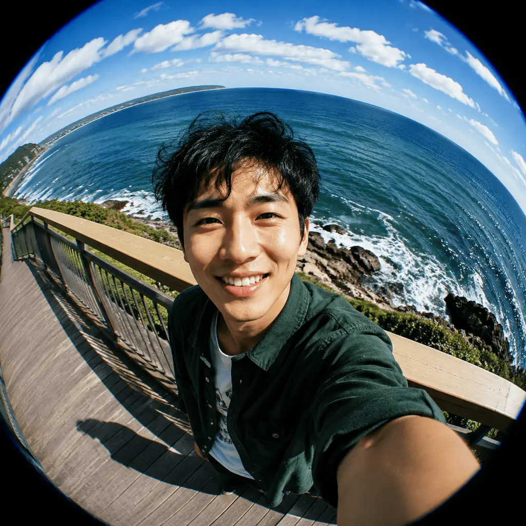Fisheye filter example 2