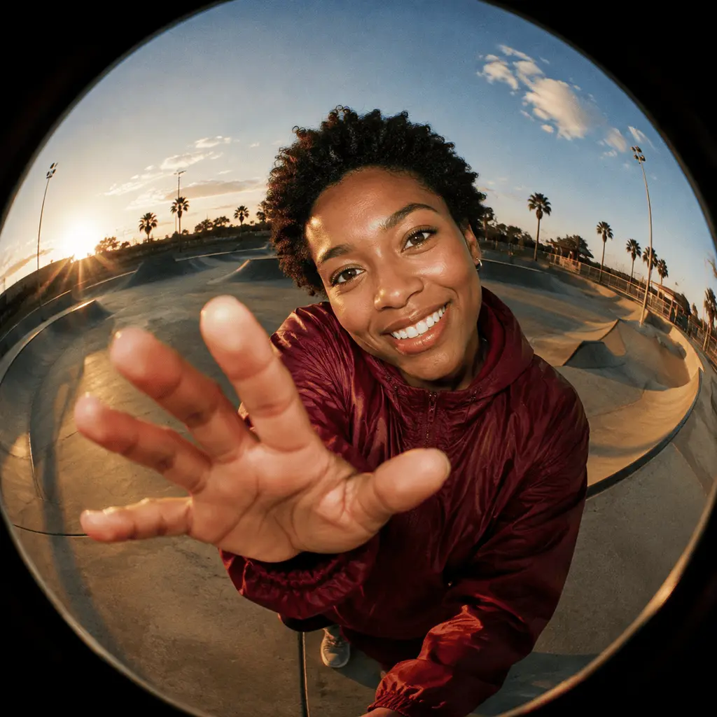 Fisheye filter example 3
