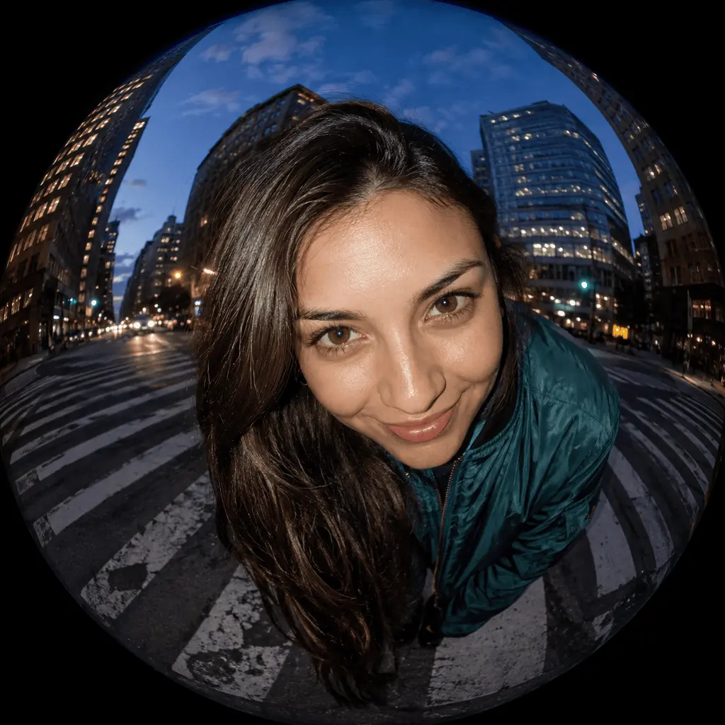 Fisheye filter example 1